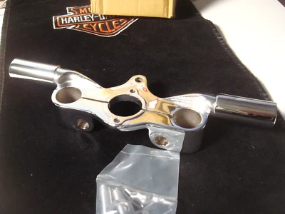 Horquilla de resorte superior Harley UL FL WL G EL triple árbol cromo en línea V-Twin 49-0944 X9 Foto 1 de 4