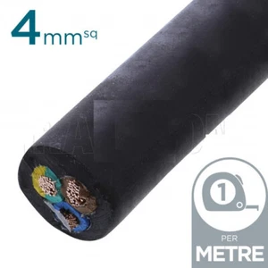 4mm x 3Core Rubber Cable Flex  H07RNF Heavy Duty 36 Amp Cooker or Hot Tubs - Picture 1 of 1