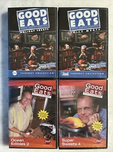 Good Eats With Alton Brown DVD Lot: Holiday Treats, Meats, Sweets, Ocean Edibles - Picture 1 of 6