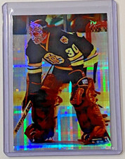 Gerry Cheevers Limited Edition Boston Bruins HOF Art Card Refractor 1/1