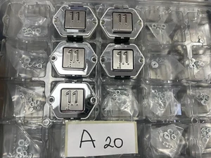 5 PCS DEWHURST No.11 Elevator Push Button  24V A17.5 B44.1 - Picture 1 of 4