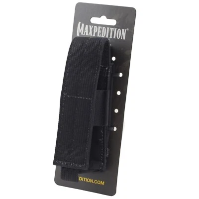 Maxpedition Flashlight Sheath Fits 5 inch Belt Loop Black For Multi Tools Knives