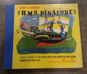 Gilbert & Sullivan's H.M.S. Pinafore - Vintage 4LP Vinyl Set RCA Victor #P-120 - Foto 1 di 4