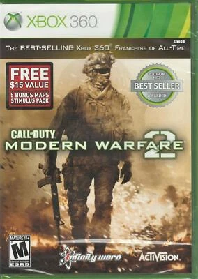 Call of Duty: Modern Warfare 2 Platinum Hits Xbox 360 (Brand New Factory Sealed - Image 1 of 2