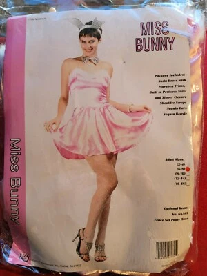 Women's Sexy Halloween Costume Miss Bunny Size 6-8  - Image 1 of 4