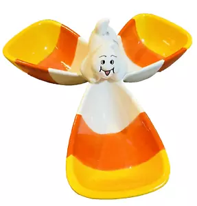 Halloween Trébol Estudios Fantasma/Caramelo Maíz Caramelo Plato Decoración Cerámica - Imagen 1 de 6