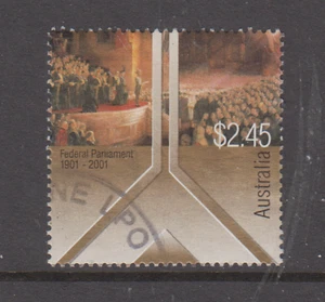 Australia 2001 Federal Parliament fine used $2.45 stamp.A - Imagen 1 de 1