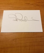 PENTTI RAUTIAINEN - BOXER- AUTOGRAPH SIGNED - INDEX CARD - AUTHENTIC - A1038