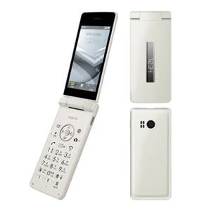 SHARP AQUOS KEITAI 4 A205SH A206SH WHITE 8GB Unlocked Flip Phone from Japan JP - Picture 1 of 6