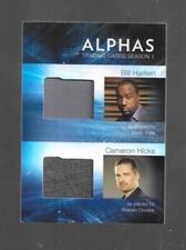 Alphas 2013 Dual Wardrobe Card DM3 Yoba / Cameron Hicks Warren Christie