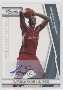 2010-11 Prestige Draft Picks Rights /49 Al-Farouq Aminu #158 Rookie Auto RC