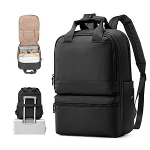 Travel Laptop Backpack for Women Teacher Work Black Backpack Carry On Bags fo... - Picture 1 of 7