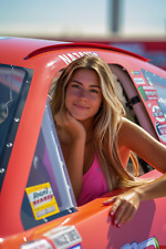 Glossy 4" x 6" Photo - Sexy Model Babe - NASCAR Auto Racing Babe 4" x 6" Glossy