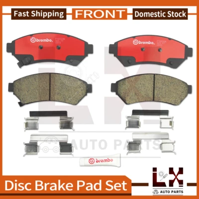 Juego de 1 pastillas de freno de disco delanteras Brembo para Chevrolet Uplander 2005-2008 Foto 1 de 3