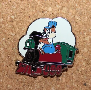 Disney Pin Chip & Dale 2014 Train Locomotive Chip Conductor Limited Release - Picture 1 of 3