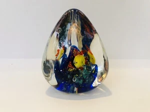 Paperweight Tropical Fish Aquarium Ocean Abstract Reef Bright 4” - Picture 1 of 5