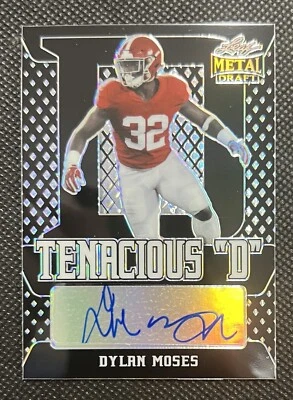 Dylan Moses 2021 10/15 Leaf Metal Draft TD-DM1 - Image 1 of 2