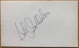 Bobby Goldsboro autograph card with COA