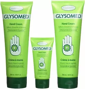 Glysomed Hand Cream Combo 2 X Large Tube 8.5 Fl Oz + 1 X Purse Size 1.7 Fl Oz - Picture 1 of 2