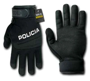 Digital Leather Duty Tactical Gloves Policia Rapdom T29 BLK - Picture 1 of 5