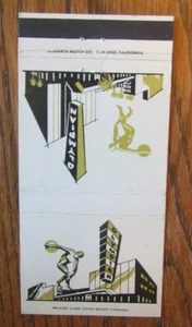 LOS ANGELES, CALIFORNIA MATCHBOOK MATCHCOVER: OLYMPIAN HOTEL & RESTAURANT -E - Picture 1 of 2