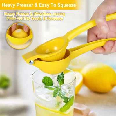Sturdy Manual Citrus Juicer, Lemon & Lime Squeezer Press Kitchen Essential - Image 1 of 4