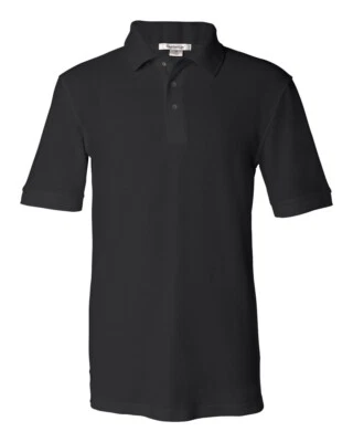 FeatherLite Pique Sport Shirt 0500 - Black - X-Large Foto 1 de 3