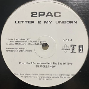 2PAC / TUPAC - LETTER 2 MY UNBORN / N*GGAZ NATURE (REMIX) (12") 2001!! RARE!!! - Picture 1 of 2