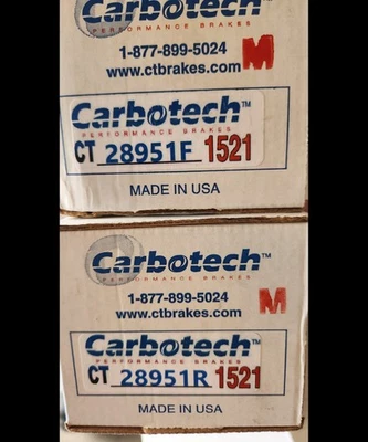 Carbotech CT28951F / CT28951R 1521 (dianteiro e traseiro) - Chevrolet Corvette C8 Z51 - Imagem 1 de 4