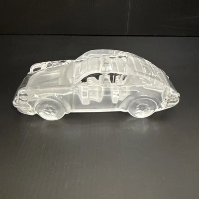 Peso de papel para carro modelo Hofbauer Porsche 911 carro esportivo cristalino e fosco  - Imagem 1 de 4