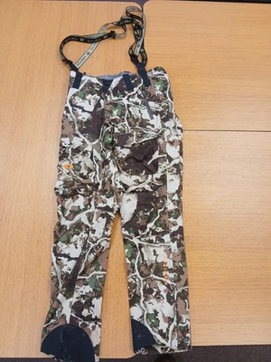 First Lite Seak Stormtight Rain Pants Small S Camo Hunting Waterproof Suspenders - Image 1 of 4