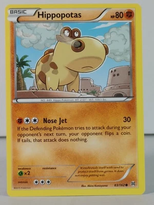 Hippopotas - BREAKthrough - 83/162 - Pokemon - NM - A - Image 1 of 4
