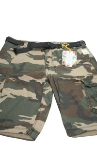 WearFirst Herren Cargo Shorts Gr. 38 warm hellbraun Camouflage neu mit Etikett Outdoor Utility Wandern - Bild 1 von 6