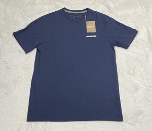 Patagonia T-Shirt Herren XS Damen Small Blau Kurzarm Logo Responsibili-Tee - Bild 1 von 9