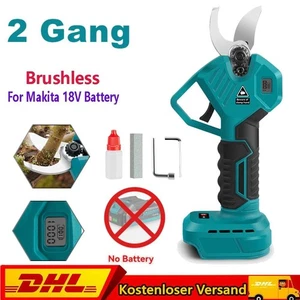 Für Makita 18V Akku Gartenschere Stschneider Rebschere Astschere Strauchschere - Bild 1 von 16