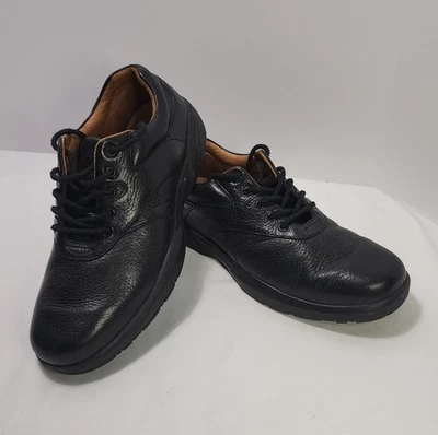 Dr. Comfort Diabetic Oxford Diabetic Round Toe Black Leather Shoes Size 10.5 - Image 1 of 4