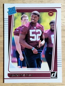2021 Donruss #337 Jamin Davis RR RC - Picture 1 of 2