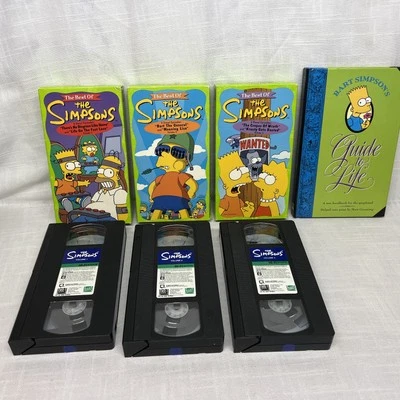 Vge The Best Of The Simpsons Vol. 1-3 VHS Box Set/Bart Simpson’s Guide To Life - Image 1 of 4