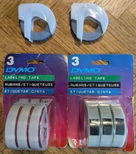 Dymo Beschriftungsband 8 Rollen rot blau schwarz - Bild 1 von 4