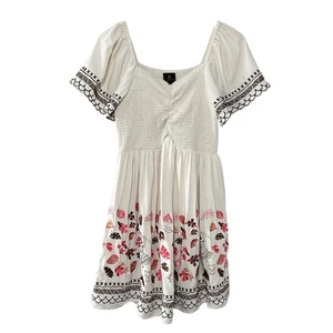 Disney Moana Floral Icons Smock Dress XL BoxLunch Exclusive Princess Cosplay - Picture 1 of 12