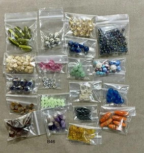 Lote cuentas para hacer joyas cristal cristal perlas piedra y más - Imagen 1 de 10
