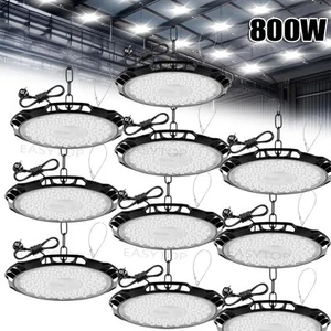 10x 800W UFO LED Hallenbeleuchtung Industrielampe High bay Hallenstrahler Lampe - Bild 1 von 12