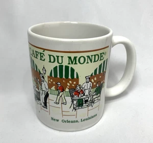 Cafe Du Monde New Orleans Louisiana Mug Ceramic French Market Souvenir Vintage - Picture 1 of 9