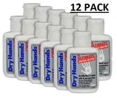MANOS SECAS 2 oz.(PACK DE 12 FUNDAS) Polvo de agarre deportivo para pole dance, béisbol, golf Foto 1 de 2