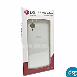 Official LG Snap On Case Snap-On Cover for LG Nexus 5 White CCH-250  ACUSWH - Picture 1 of 7