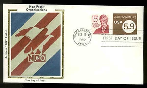 U.S. FDC #U591 Colorano "Silk" Cachet Wheeling, WV Non-Profit Organizations - Picture 1 of 1