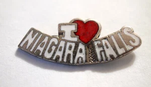 Niagara Falls New York Pin , I Love Sayings Lapel Pin - Picture 1 of 3