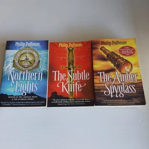 Northern Lights, The Subtle Knife & The Amber Spyglass X3 Books Philip... - Picture 1 of 6