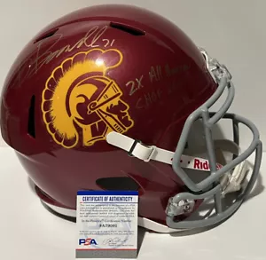 TONY BOSELLI Signed Autographed Auto Full Size FS Replica USC Trojans Helmet PSA - Picture 1 of 4