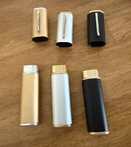 Vintage Metal Cases With Gold Accents & Pocket Clips - Picture 1 of 6
